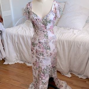 Guess maxi dress with slit